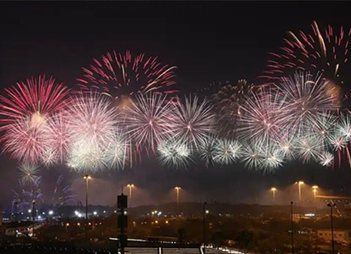 依安县焰火晚会